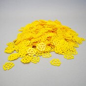 Bulk packed 45rpm Record Yellow Pla